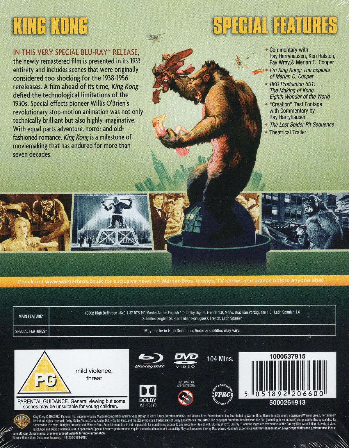 King Kong (1933) (Premium Collection) (ej svensk text) (Blu-ray + DVD) - 2