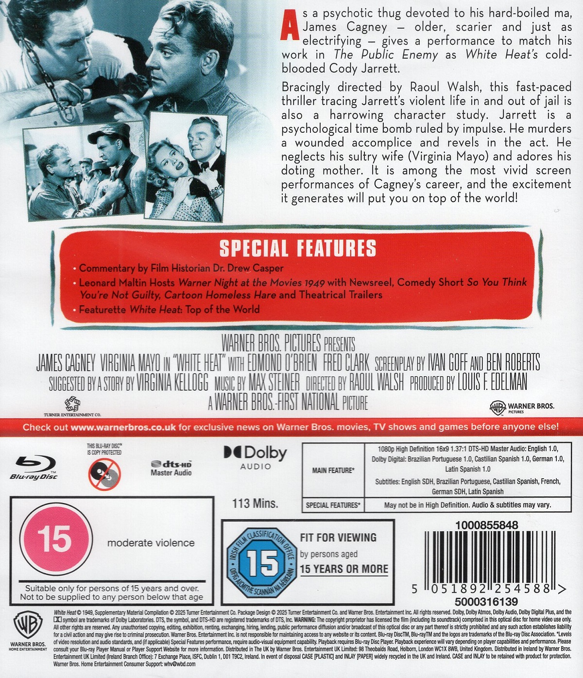 White Heat (ej svensk text) (Blu-ray) - 2