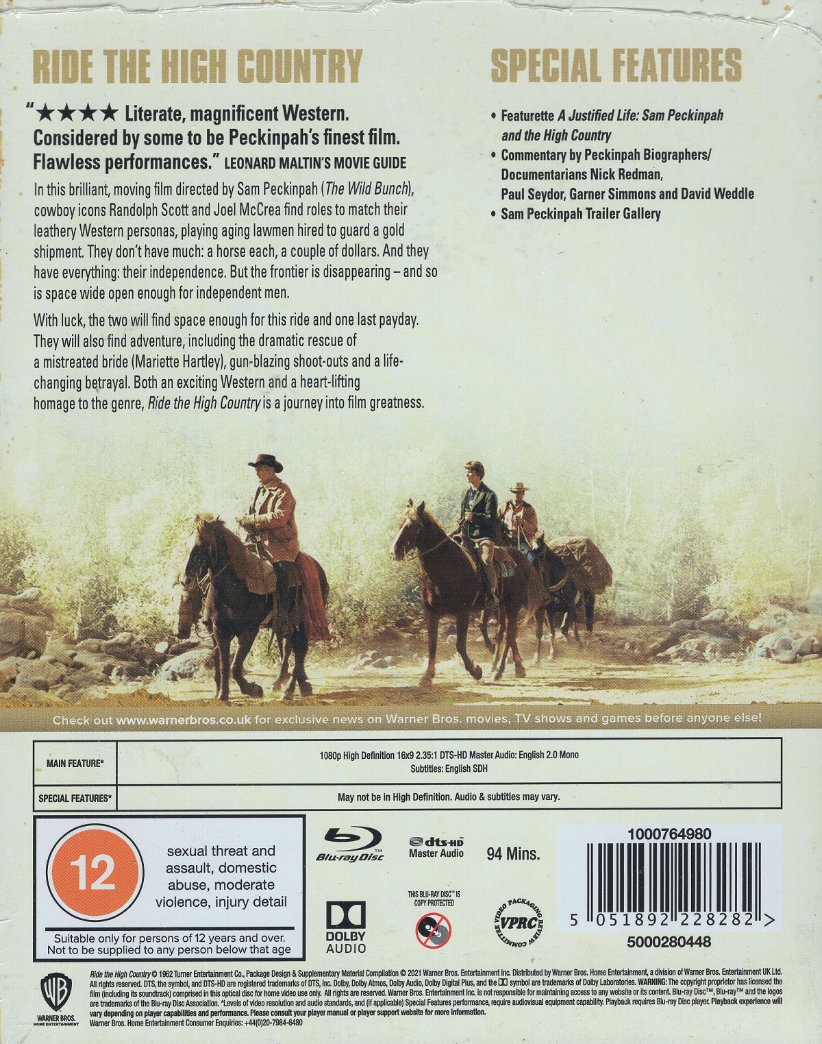 Ride the High Country (Premium Collection) (ej svensk text) (Blu-ray) - 2