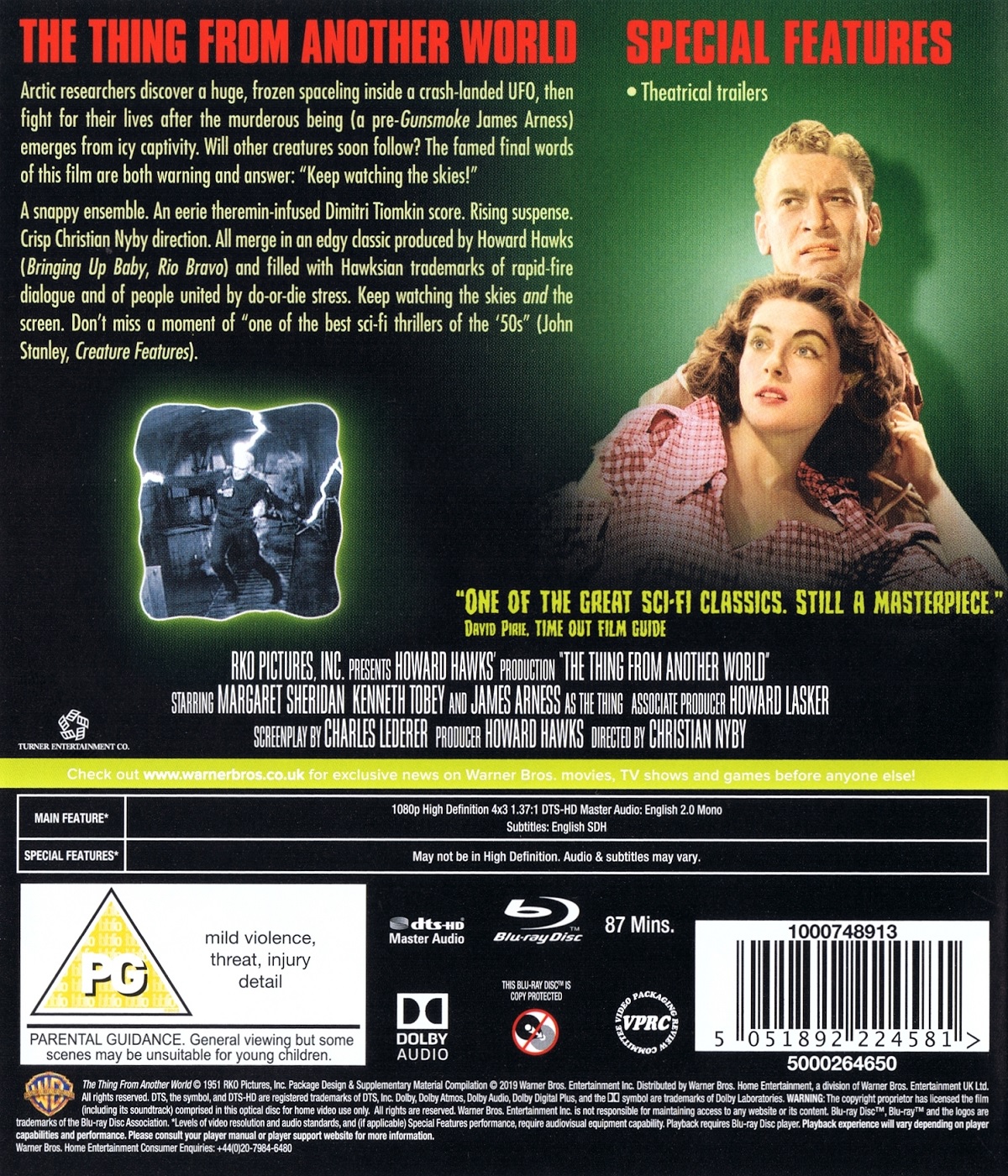 The Thing From Another World (1951) (Premium Collection) (ej svensk text) (Blu-ray) - 2
