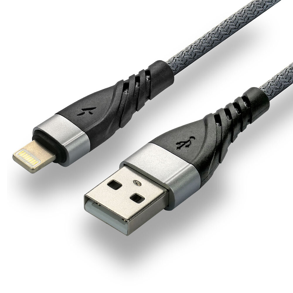 EverActive USB / iPhone Lightning Braided Cable (1m)