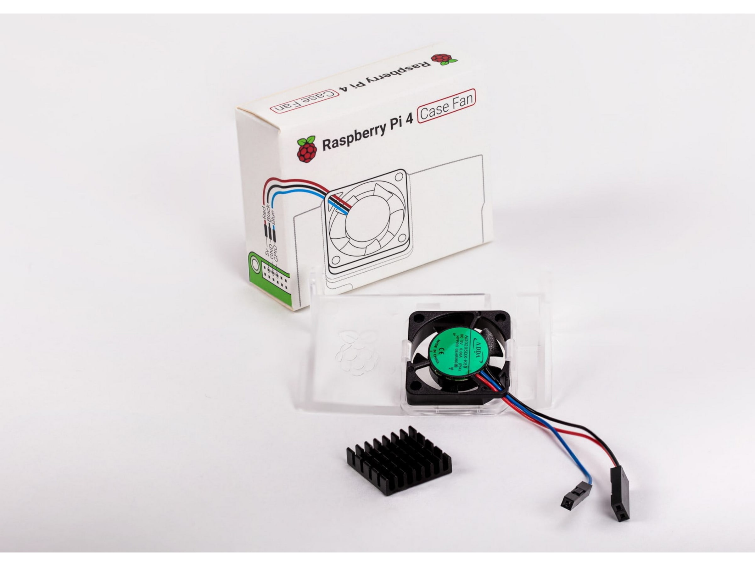 Raspberry Pi-fläkt och heatsink till Pi