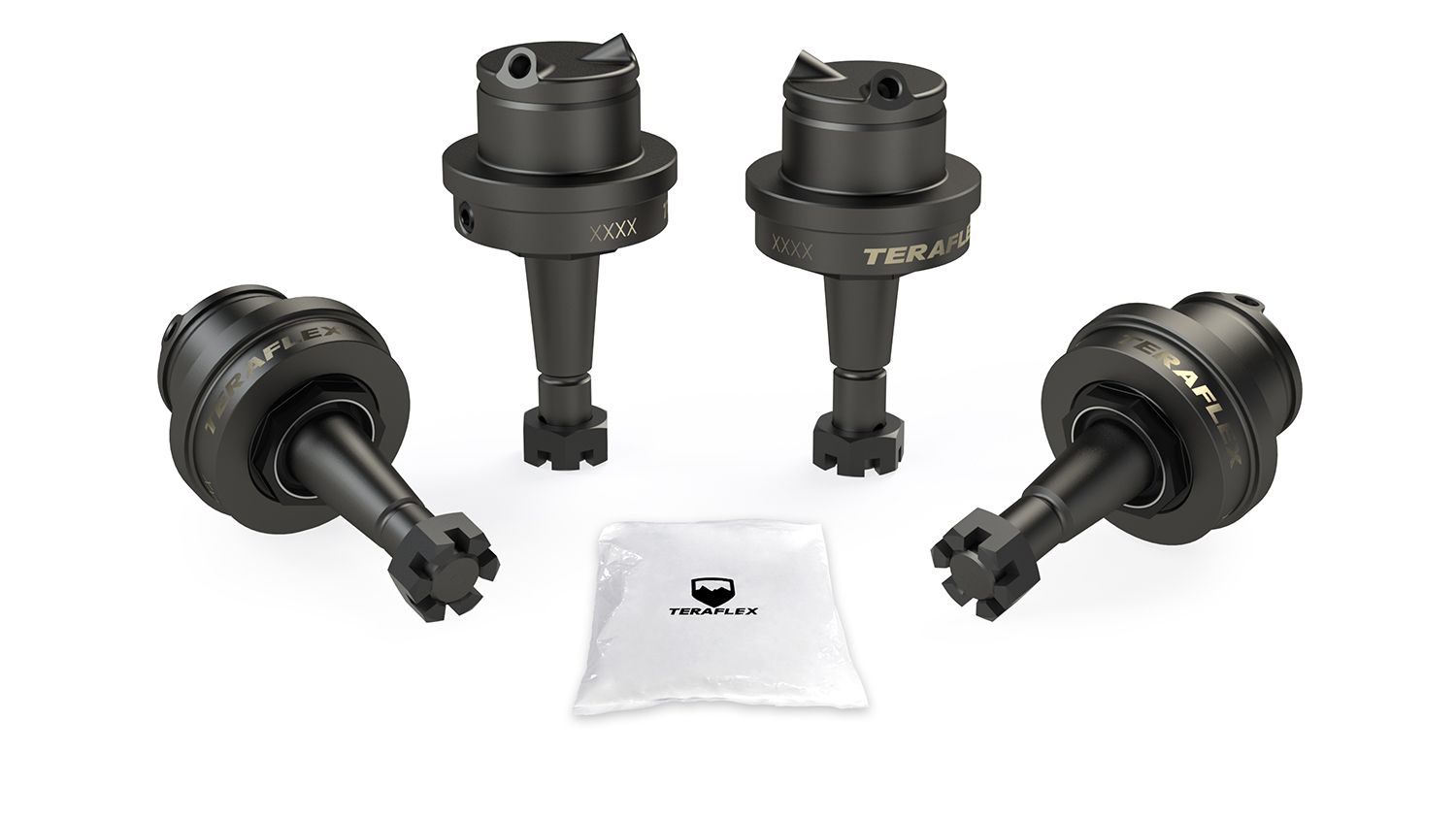 Teraflex Dana 30/44 HD Ball Joint Kit W/Out Knurl - Jeep JL, JLU & JT