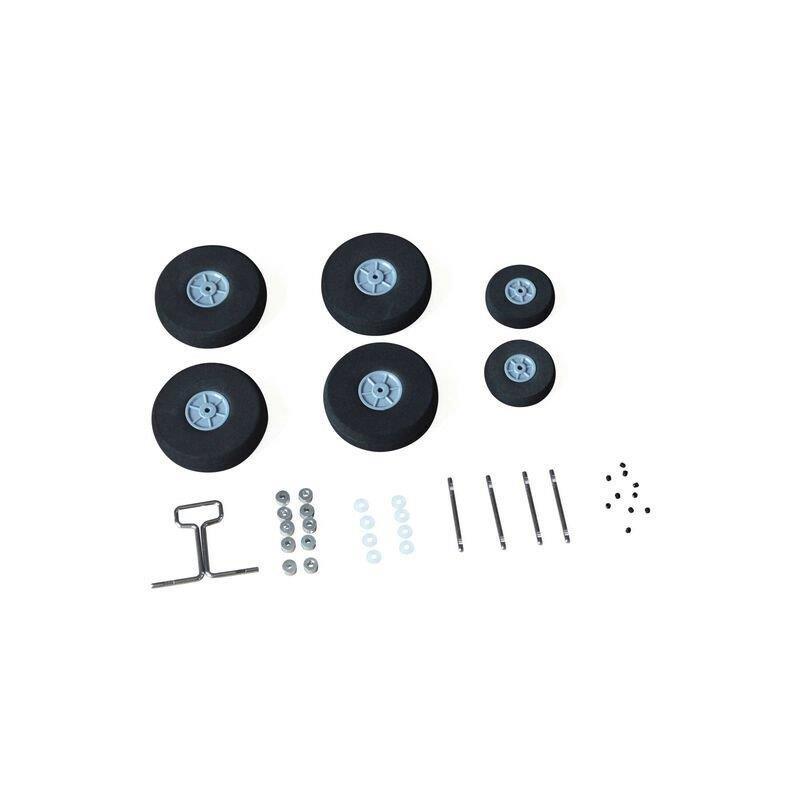 E-flite Wheel Set (Wheels and Axles): EC-1500