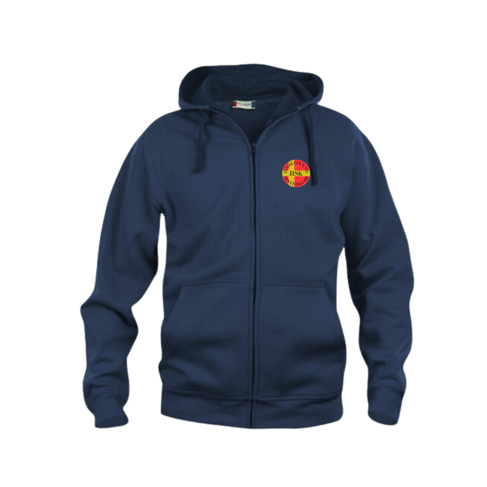 Hoodtröja med dragkedja, unisex.