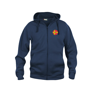 Hoodtröja med dragkedja, unisex.