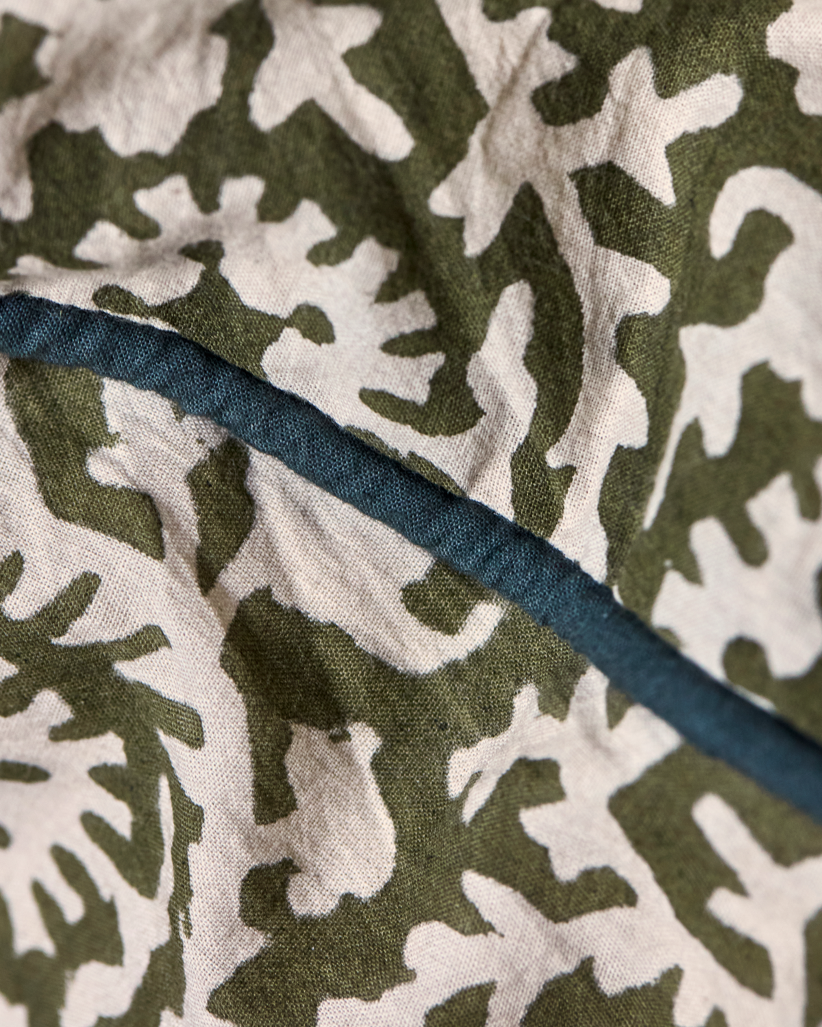 HOUSE DOCTOR Kuddfodral Flow Mörkgrön/Off-White - 4