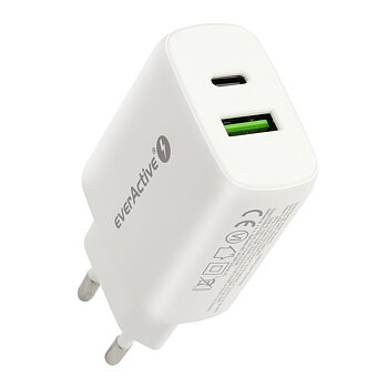 EverActive USB & USB-C PD PPS 25W Charger Socket