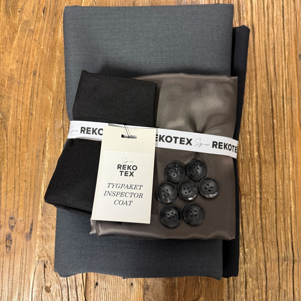 Fabric package - Inspector Coat Grey melange  - 3