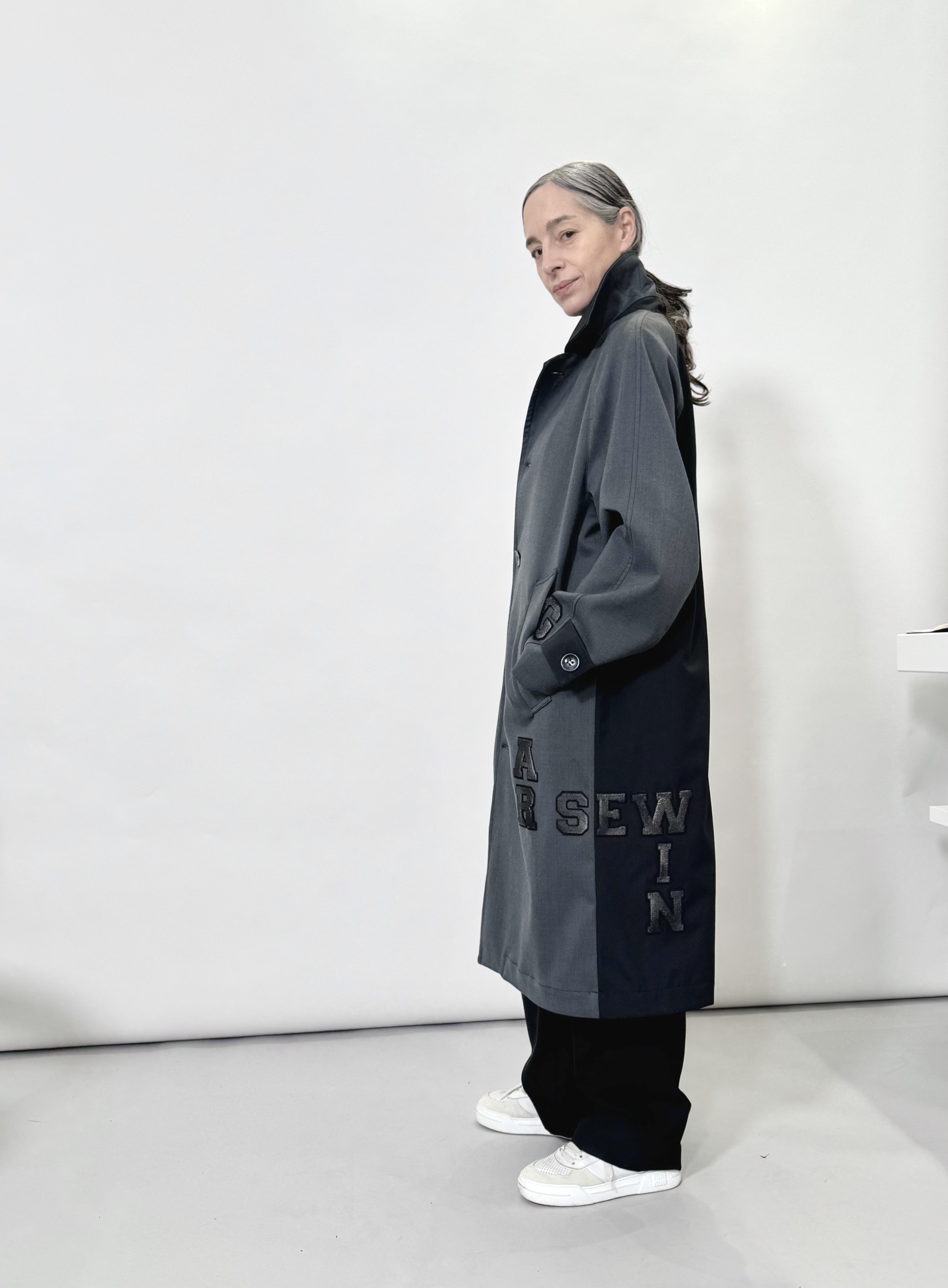 Fabric package - Inspector Coat Grey melange  - 2