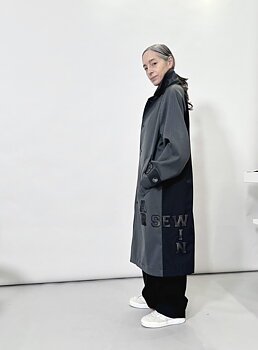 Fabric package - Inspector Coat Grey melange 