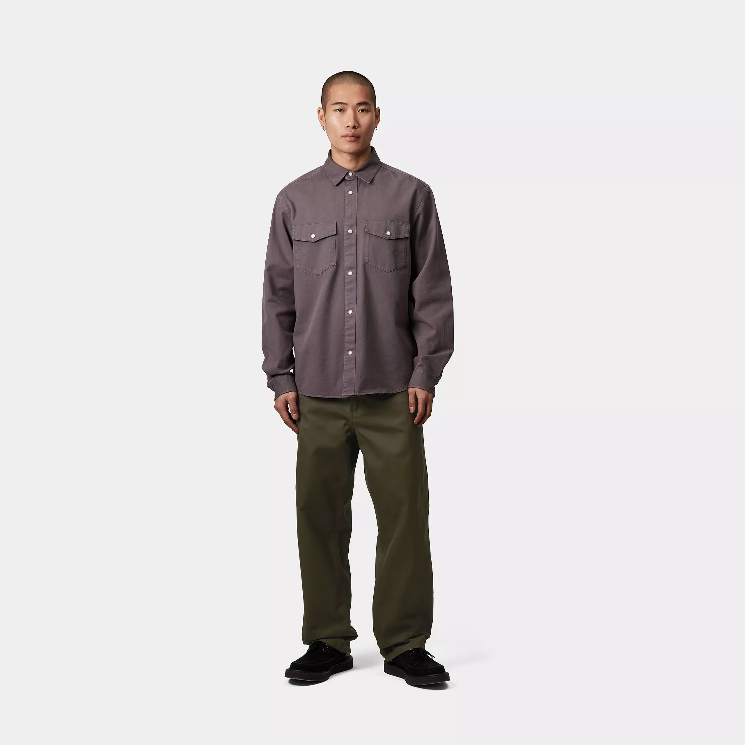 Carhartt WIP Simple Pant Turtle Rinsed - 4