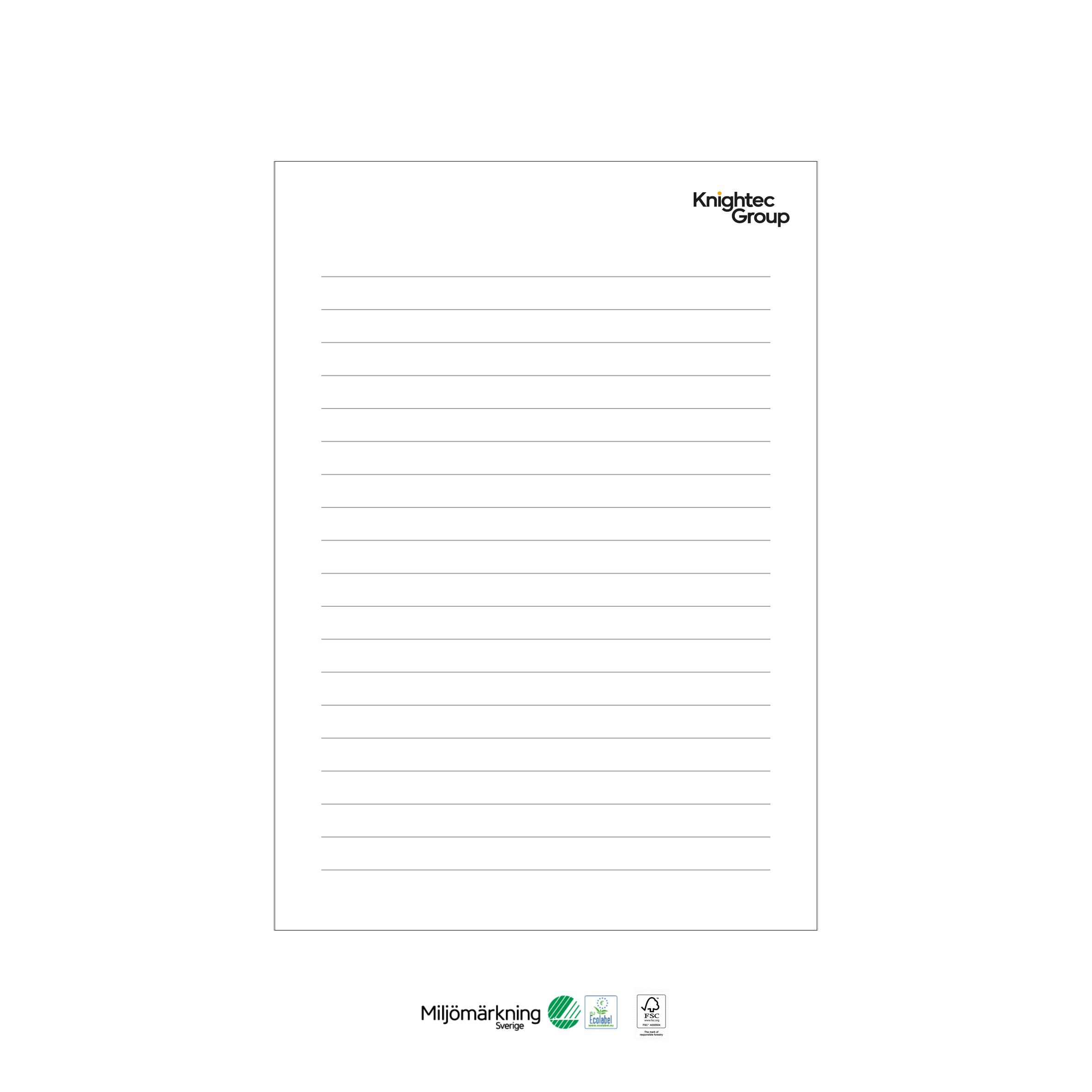Training pads A4 lined 10-pack