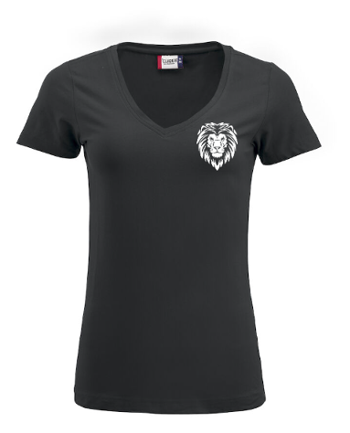 T-shirt Dam V-Ringad  (Mufasa)