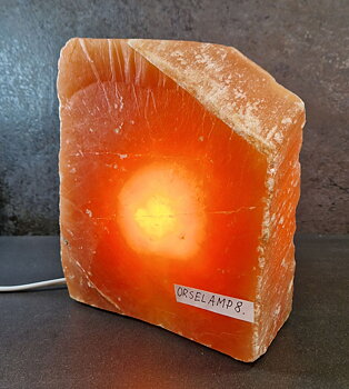 Rosa/Orange Selenit Lampa - Freeform