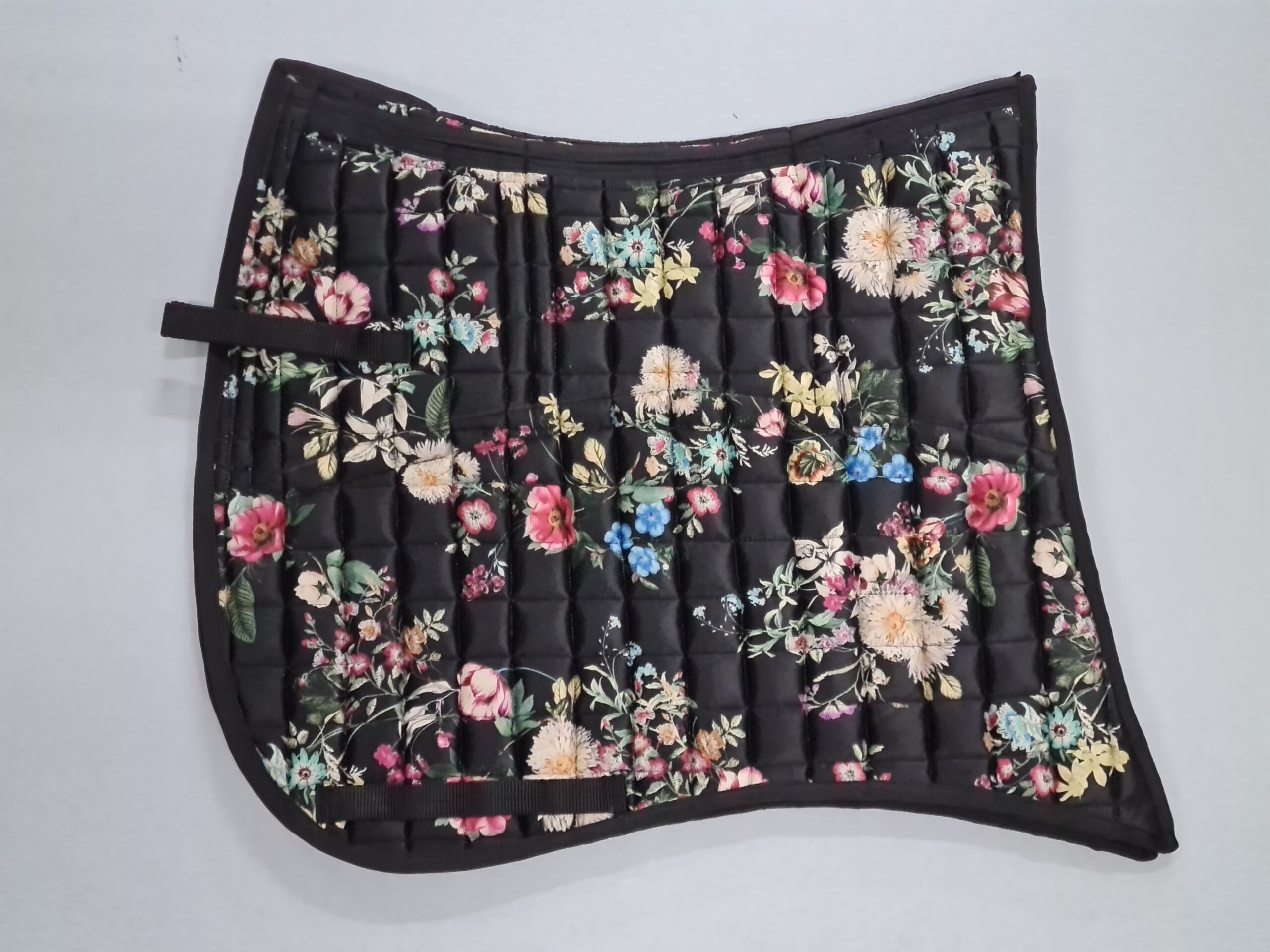 EDIX® Dressage pad Baroque (incl. 8 inserts) - Floral Black - 4