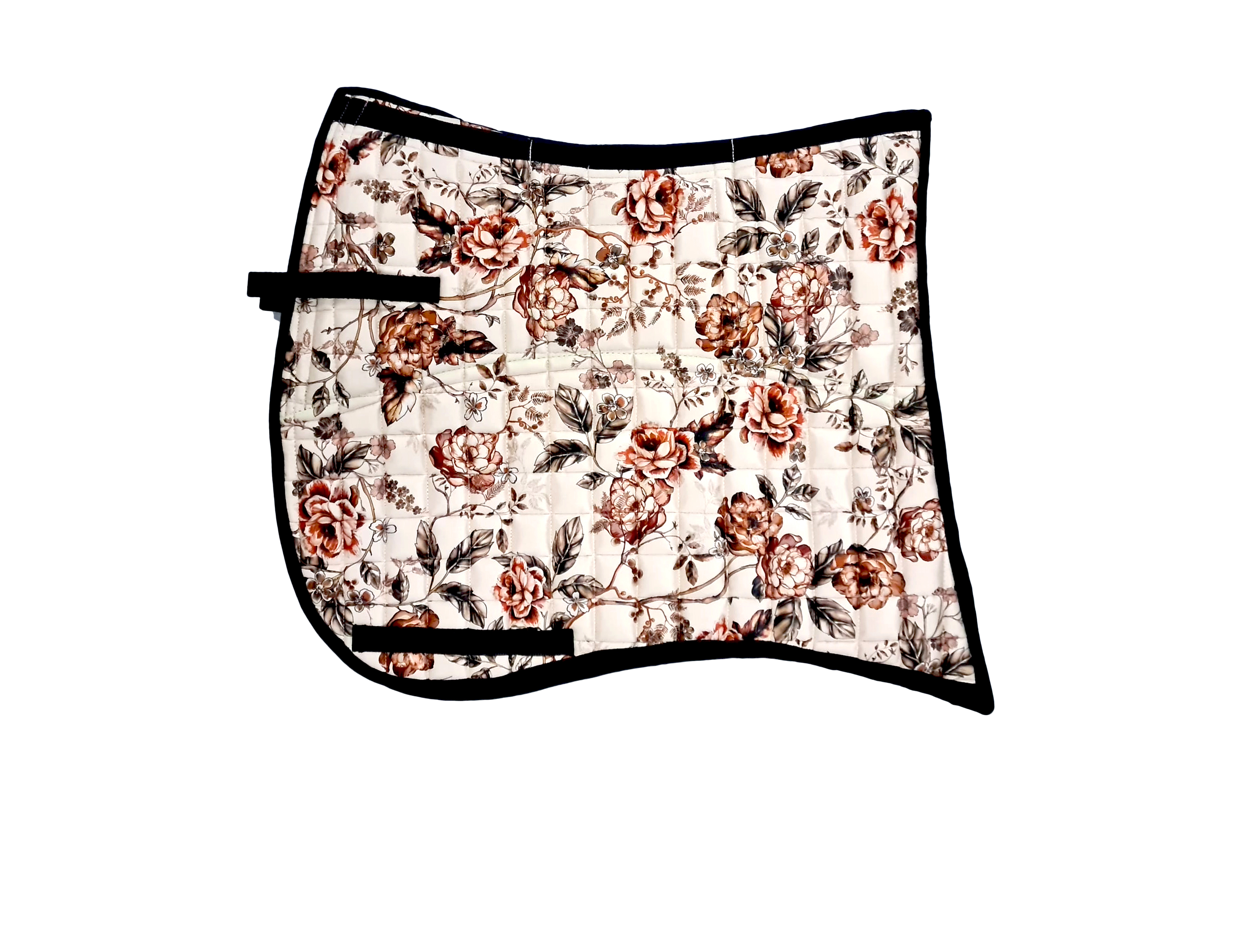 EDIX® Dressage pad Baroque (incl. 8 inserts) - Floral Creme