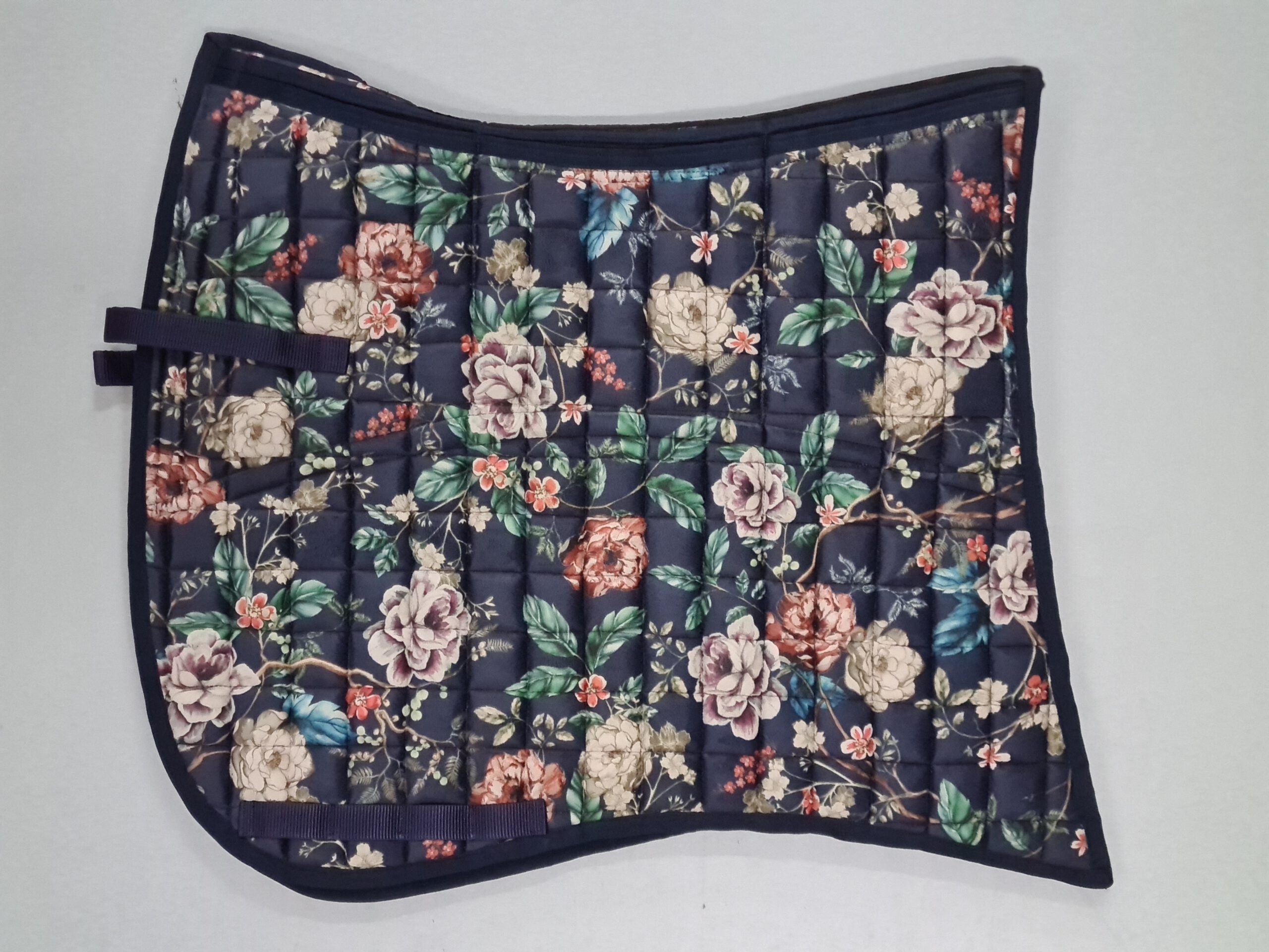 EDIX® Dressage pad Baroque (incl. 8 inserts) - Floral Blue - 3