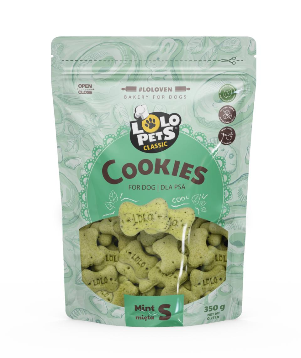 Lolo Pets Dog Treats Biscuits with Mint - 350 g