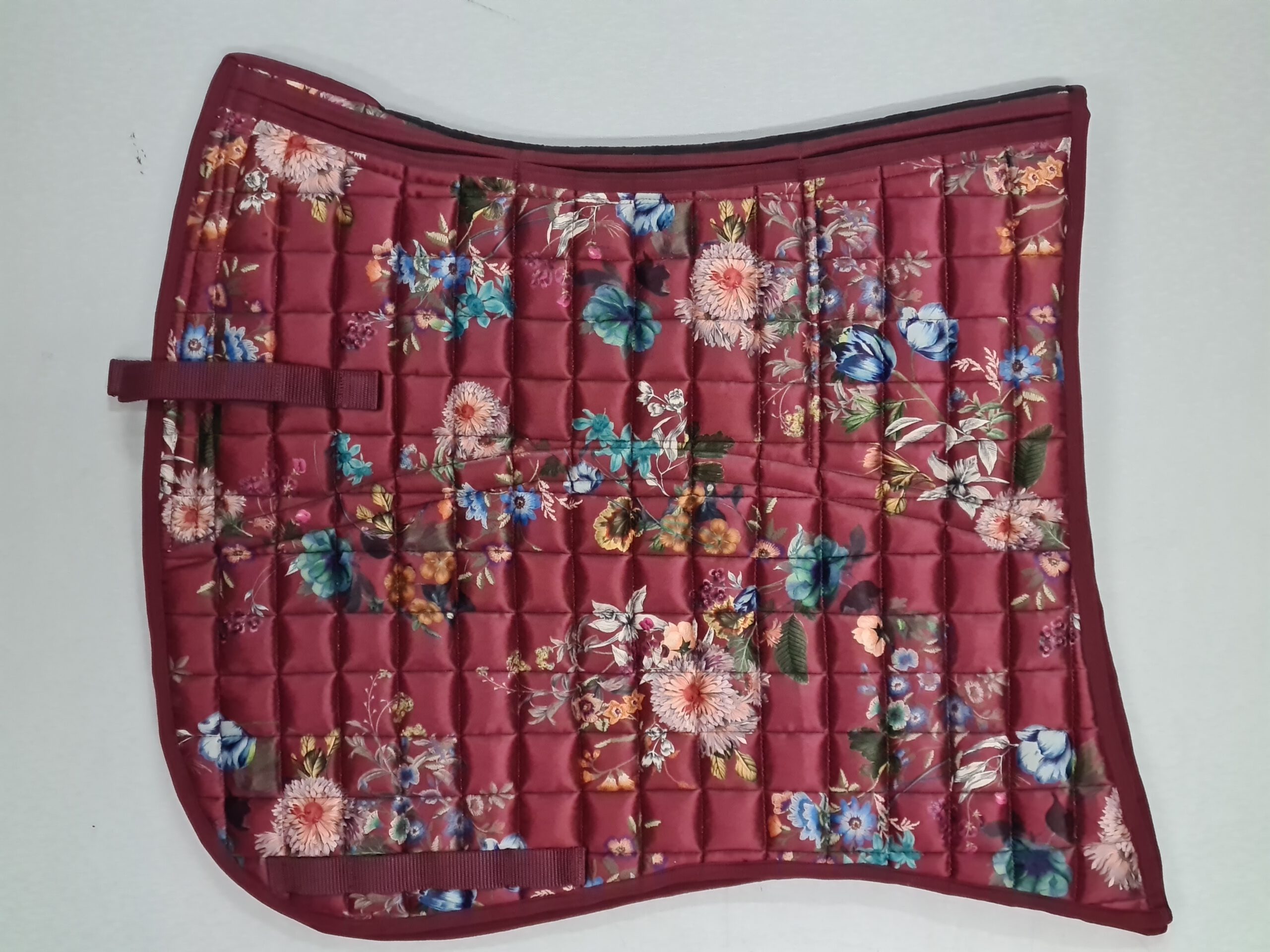 EDIX® Dressage pad Baroque (incl. 8 inserts) - Floral Burgundy - 5