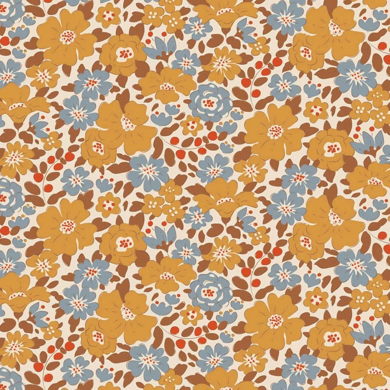 Tyg Tilda Harper saffron Creating Memories collection