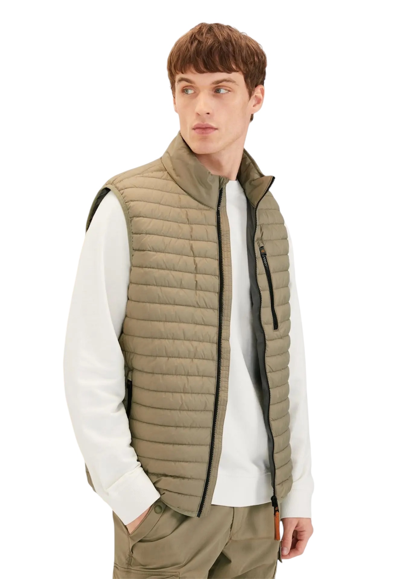 Quiltad väst khaki från camel active,  - 3
