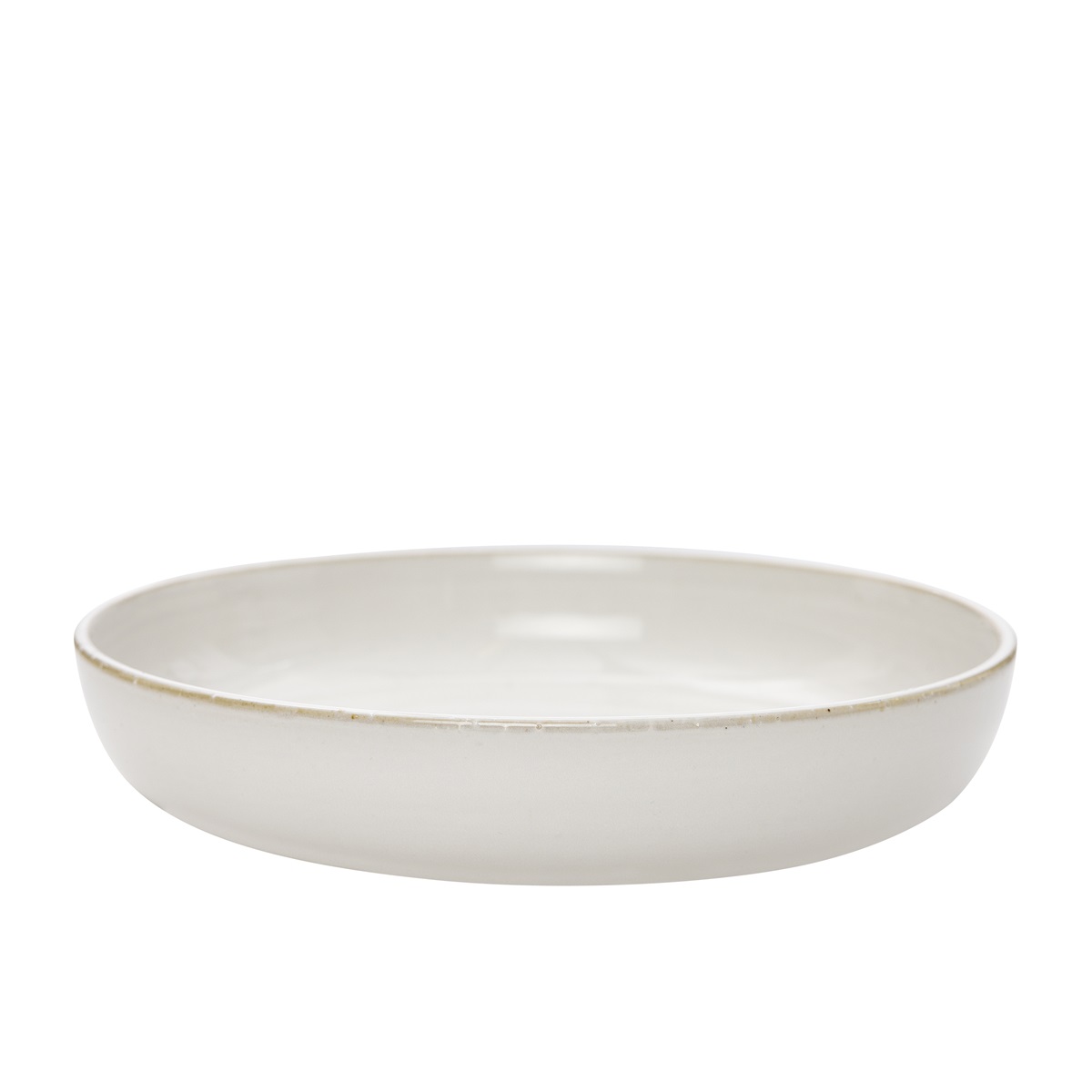 ERNST FORM Tallrik d21 h4cm naturvit