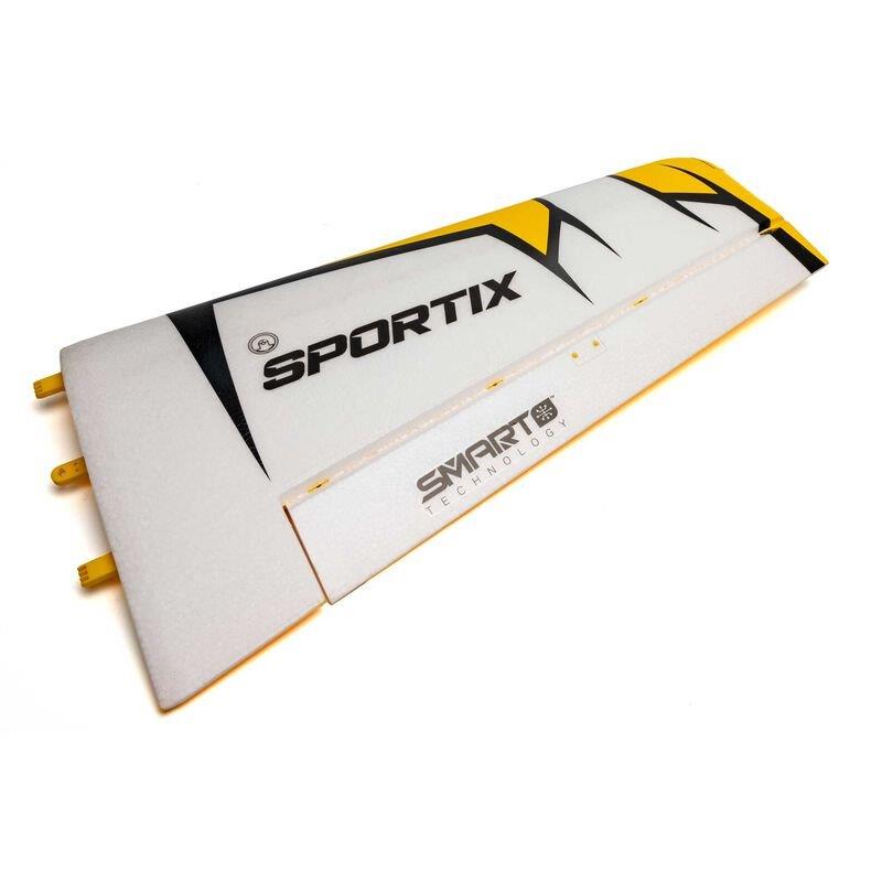 E-flite Right Painted with Aileron Servo Wing: Sportix 1.1m