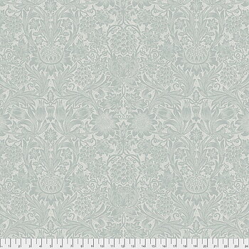 Tyg  Pure Sunflower mint William Morris & Co, metervara från Free Spirit