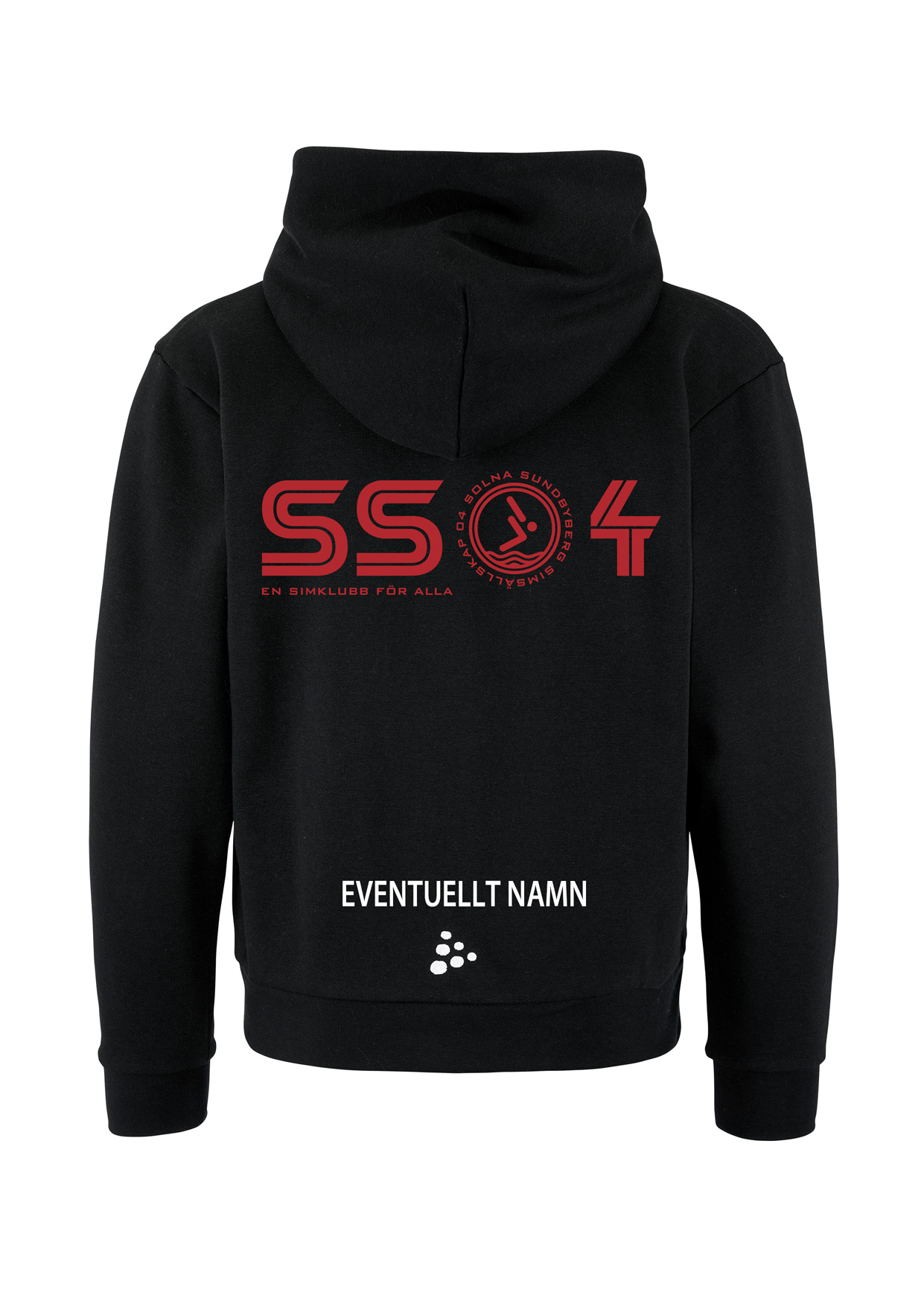 SS04 FZ Hoodie Jr, Svart - 2