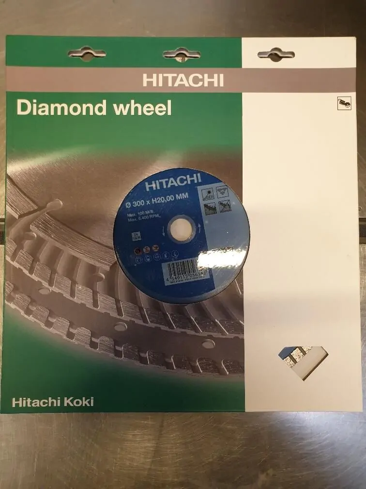 Diamantklinga Hitachi Professionell betong, 300mm.