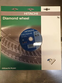 Diamantklinga Hitachi Professionell betong, 300mm.