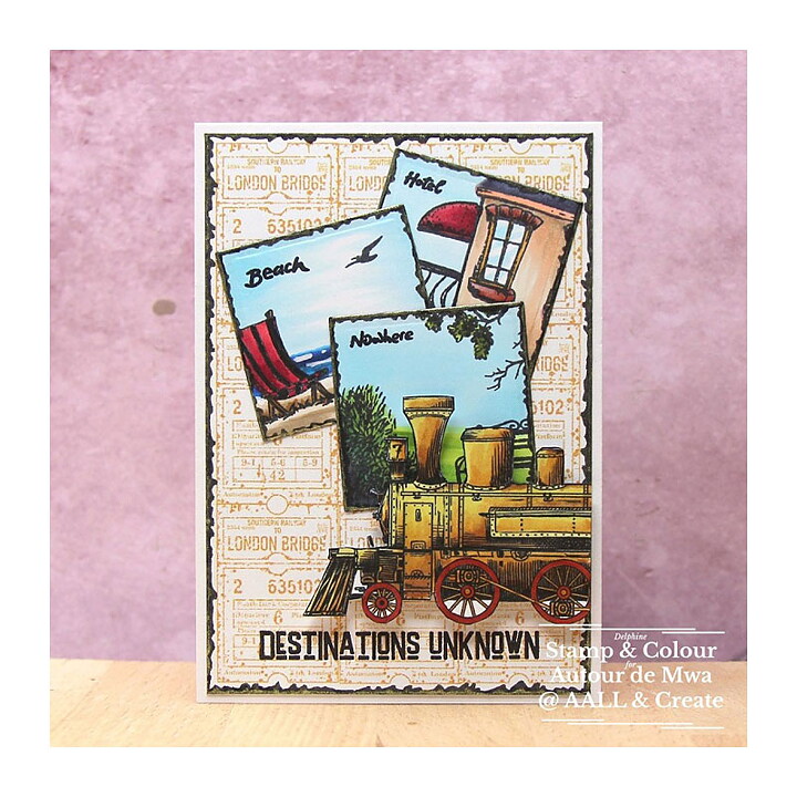 Aall and Create Clear Stamps - Loco London #1111 A6