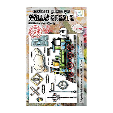 Aall and Create Clear Stamps - Loco London #1111 A6