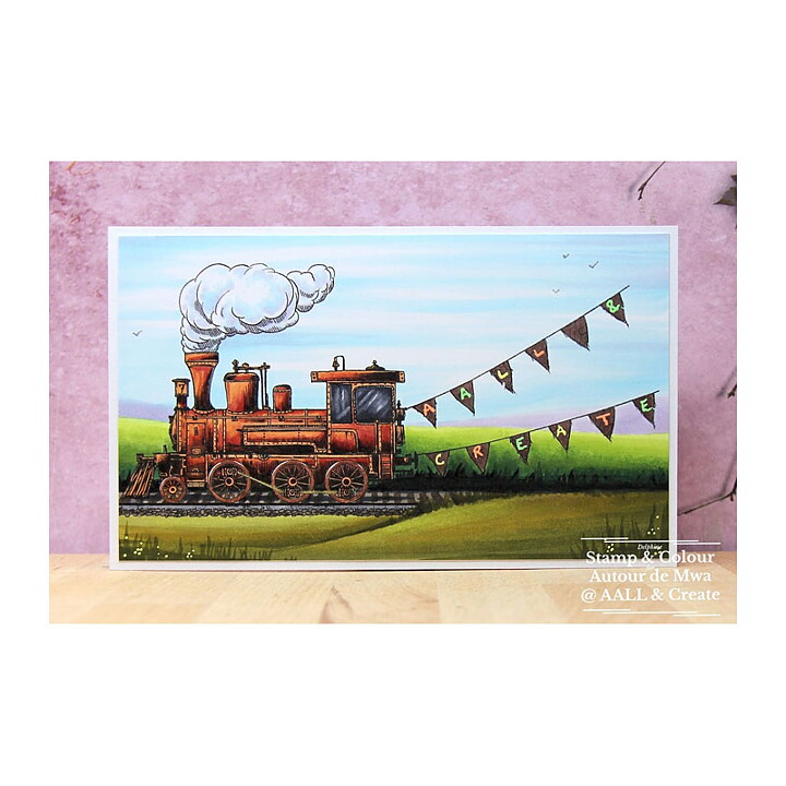 Aall and Create Clear Stamps - Loco London #1111 A6