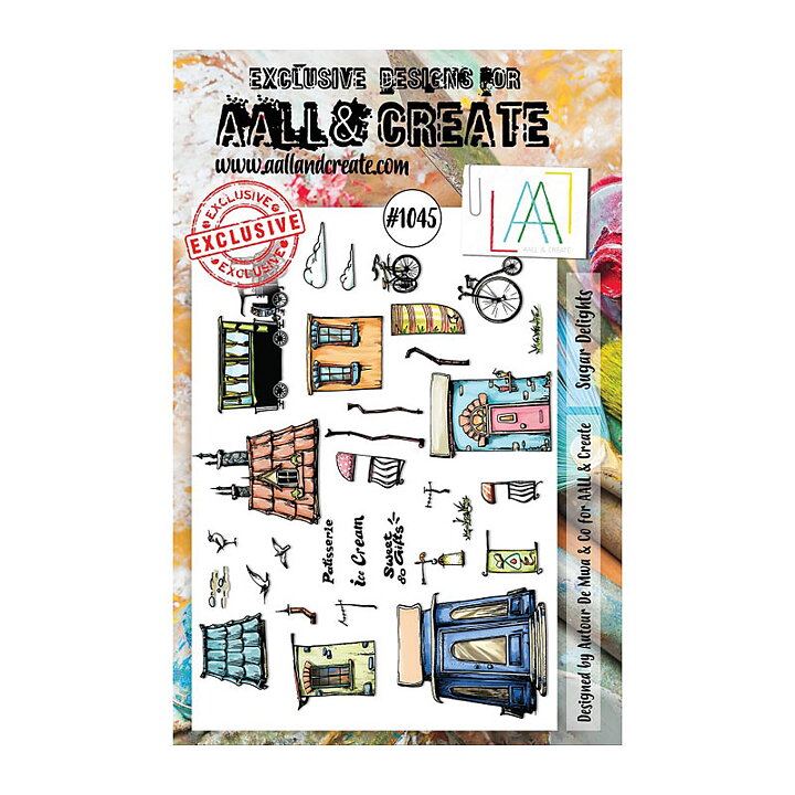 Aall and Create Clear Stamps - Sugar Delights #1045 A5