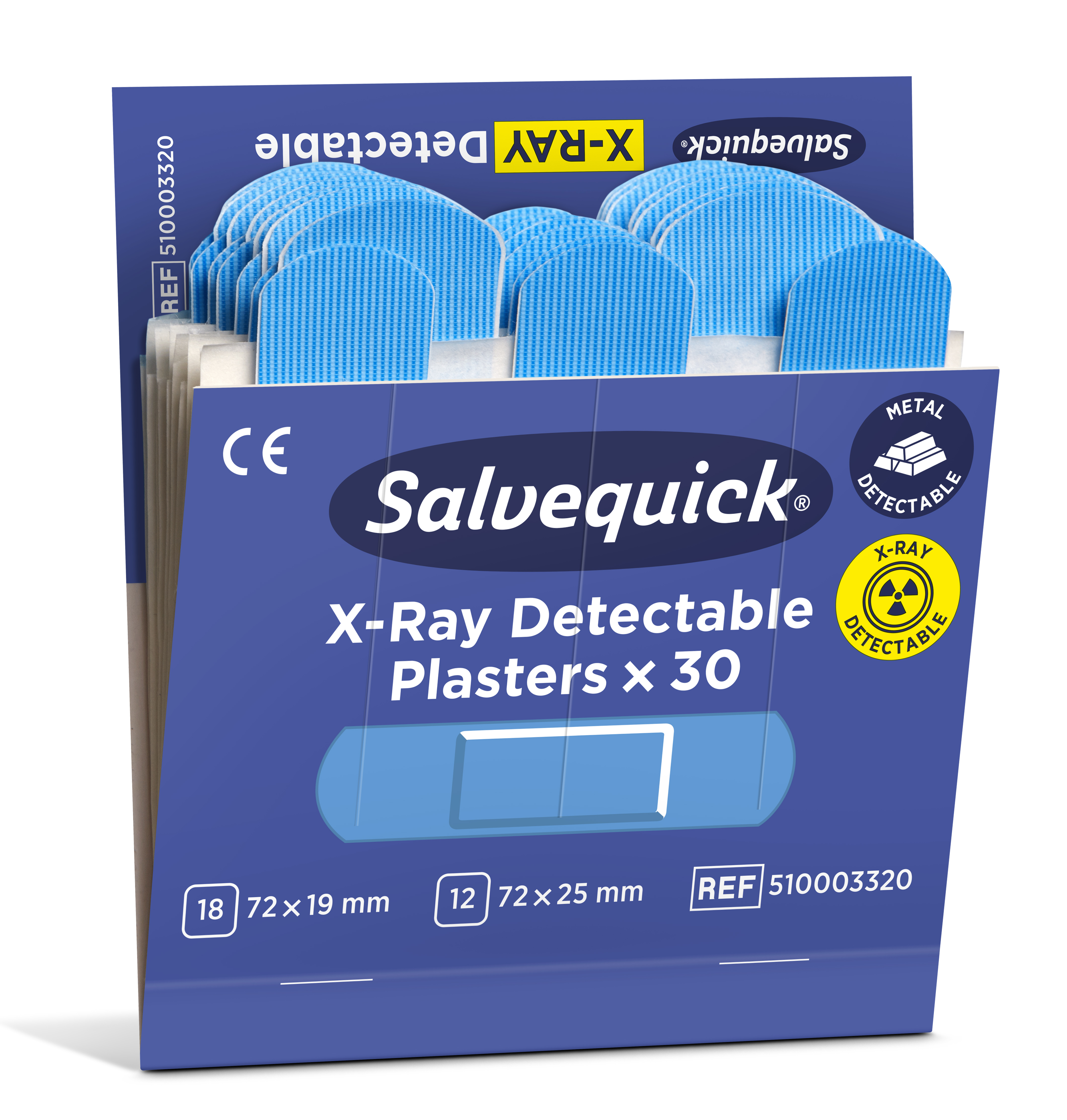 Salvequick Blue X-Ray Detectable Plåster