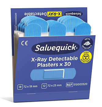 Salvequick Blue X-Ray Detectable Plåster
