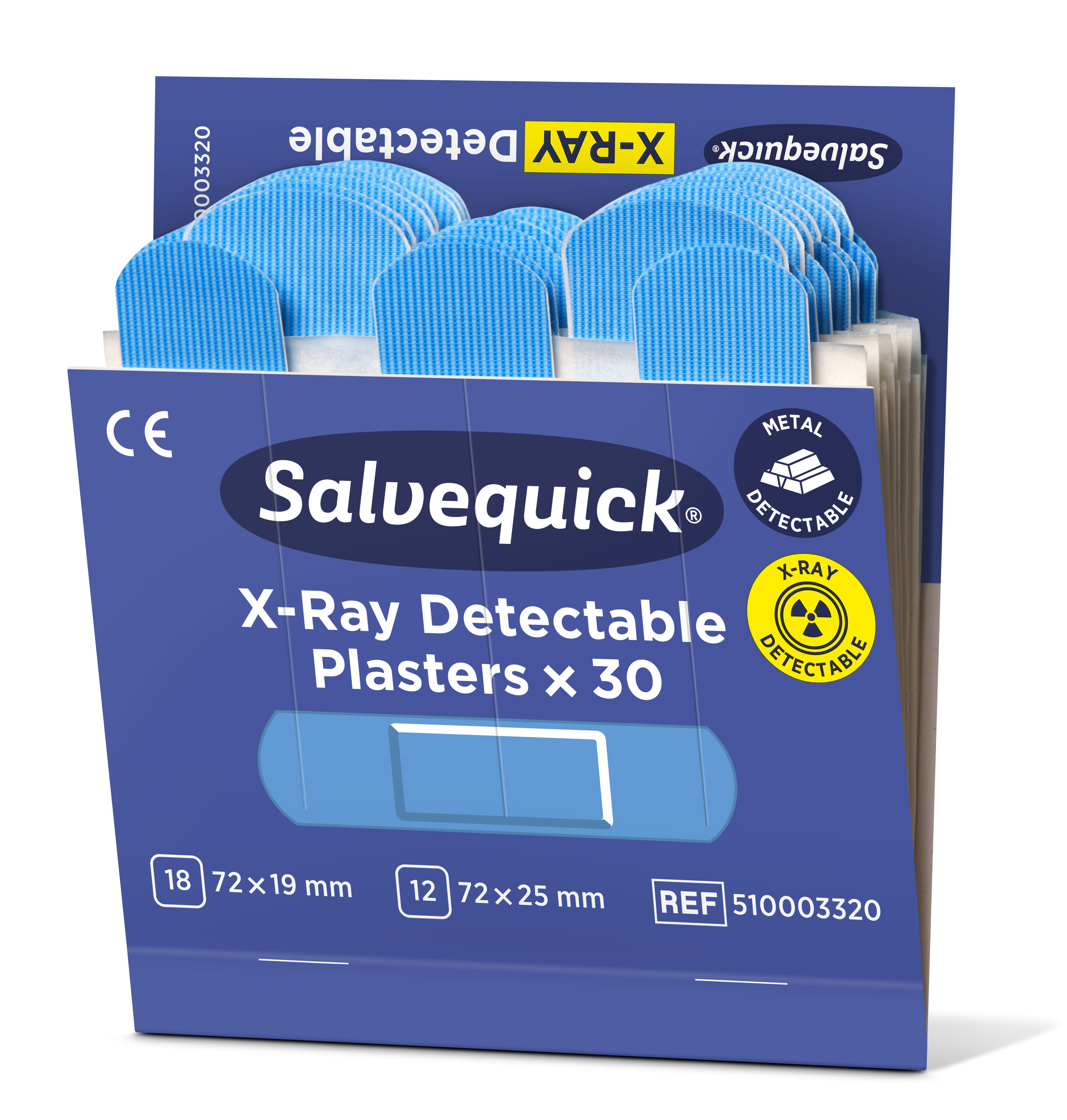 Salvequick Blue X-Ray Detectable Plåster - 2