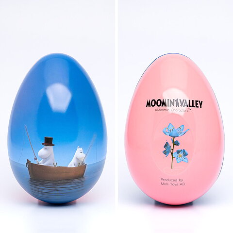 Easter egg moomin  metal 18 cm