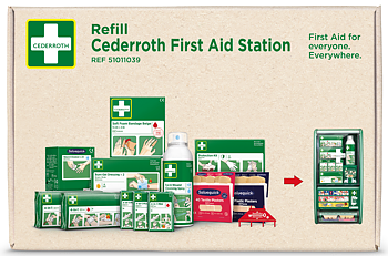 Refillpaket till Första Hjälpen-Station