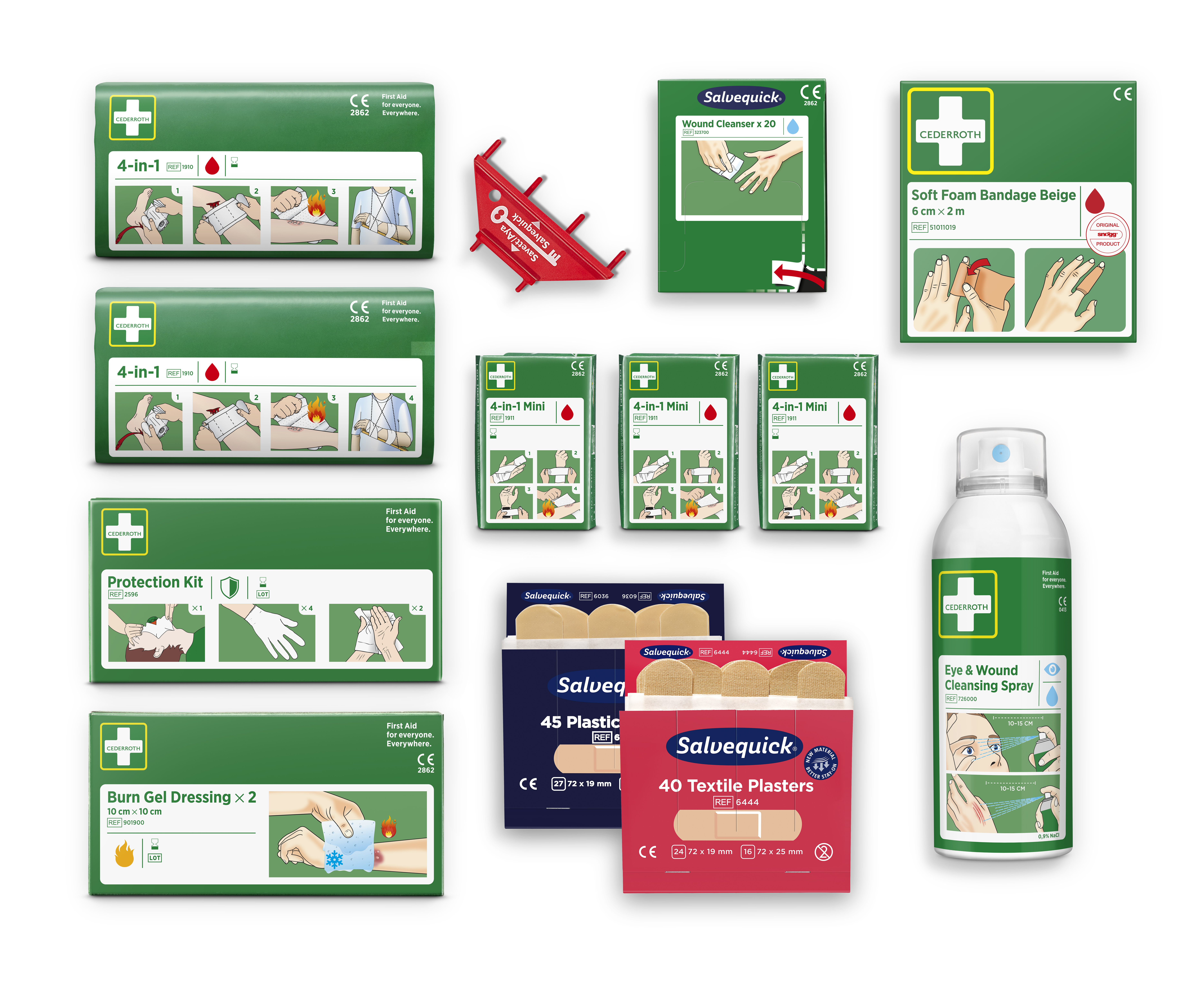Refillpaket till Första Hjälpen-Station - 4