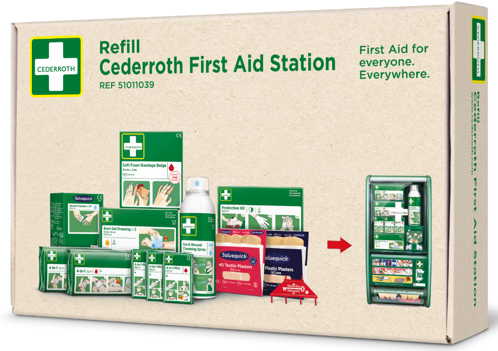 Refillpaket till Första Hjälpen-Station - 3