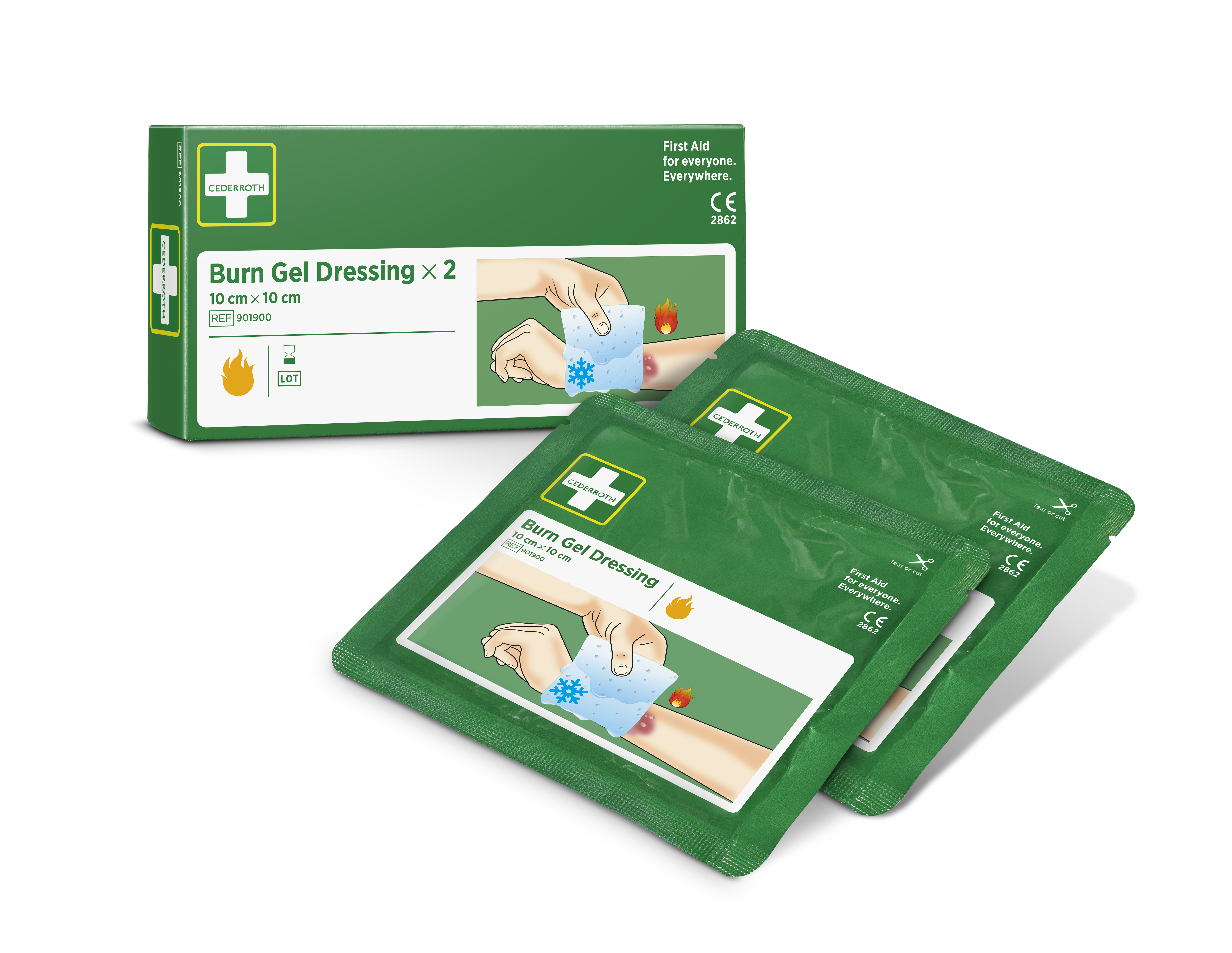 Burn Gel Dressing 10×10 cm - 2