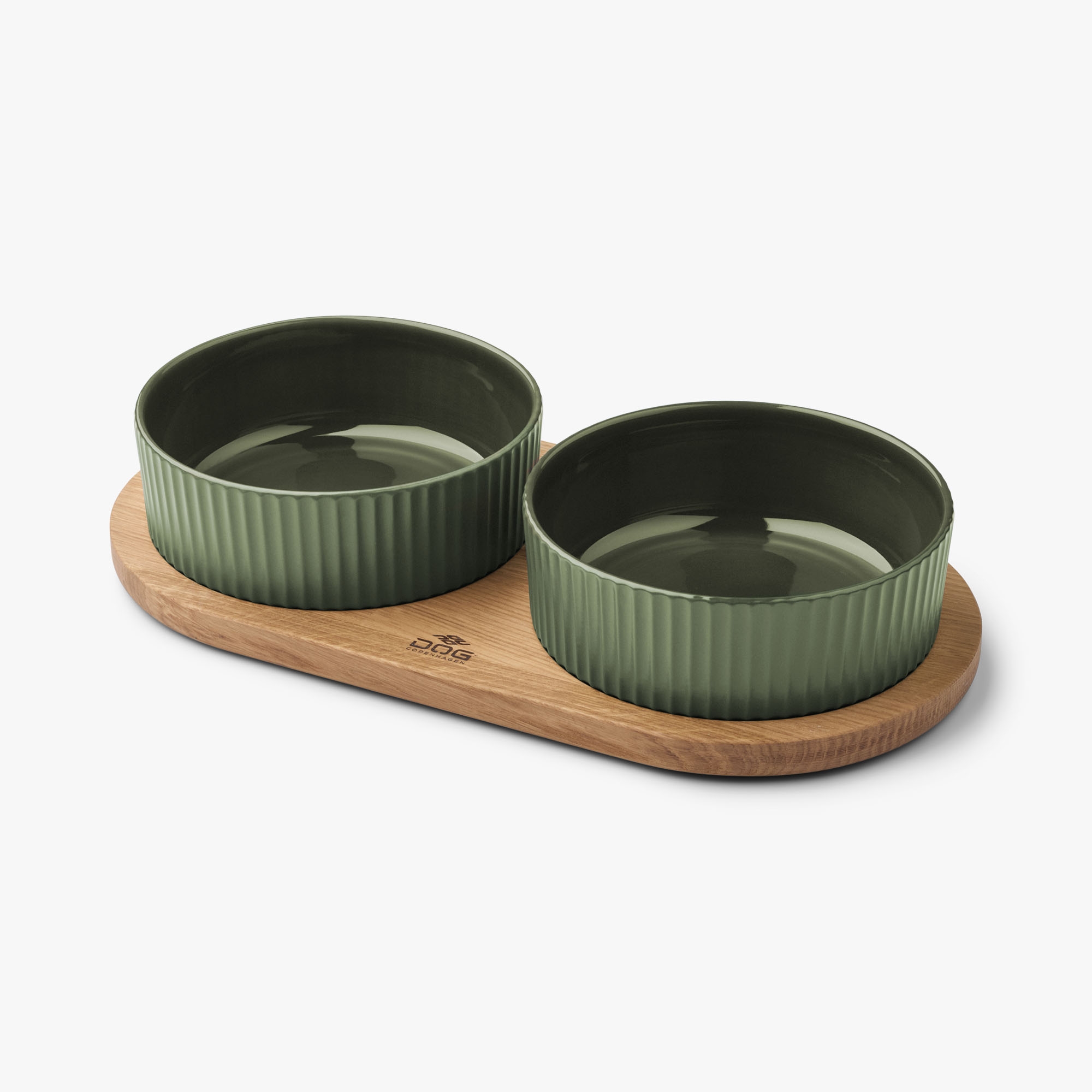 Dog Copenhagen Kronborg Food Bar - Racing Green/Oak