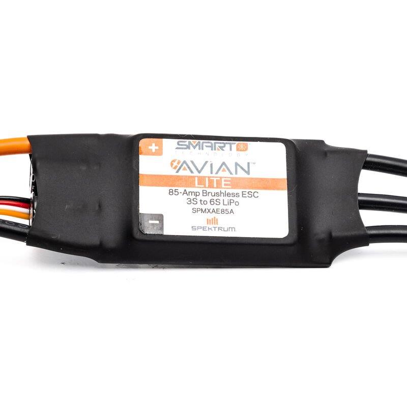Spektrum Avian 85-Amp Smart Lite Brushless ESC, 3S-6S: IC5 - 3
