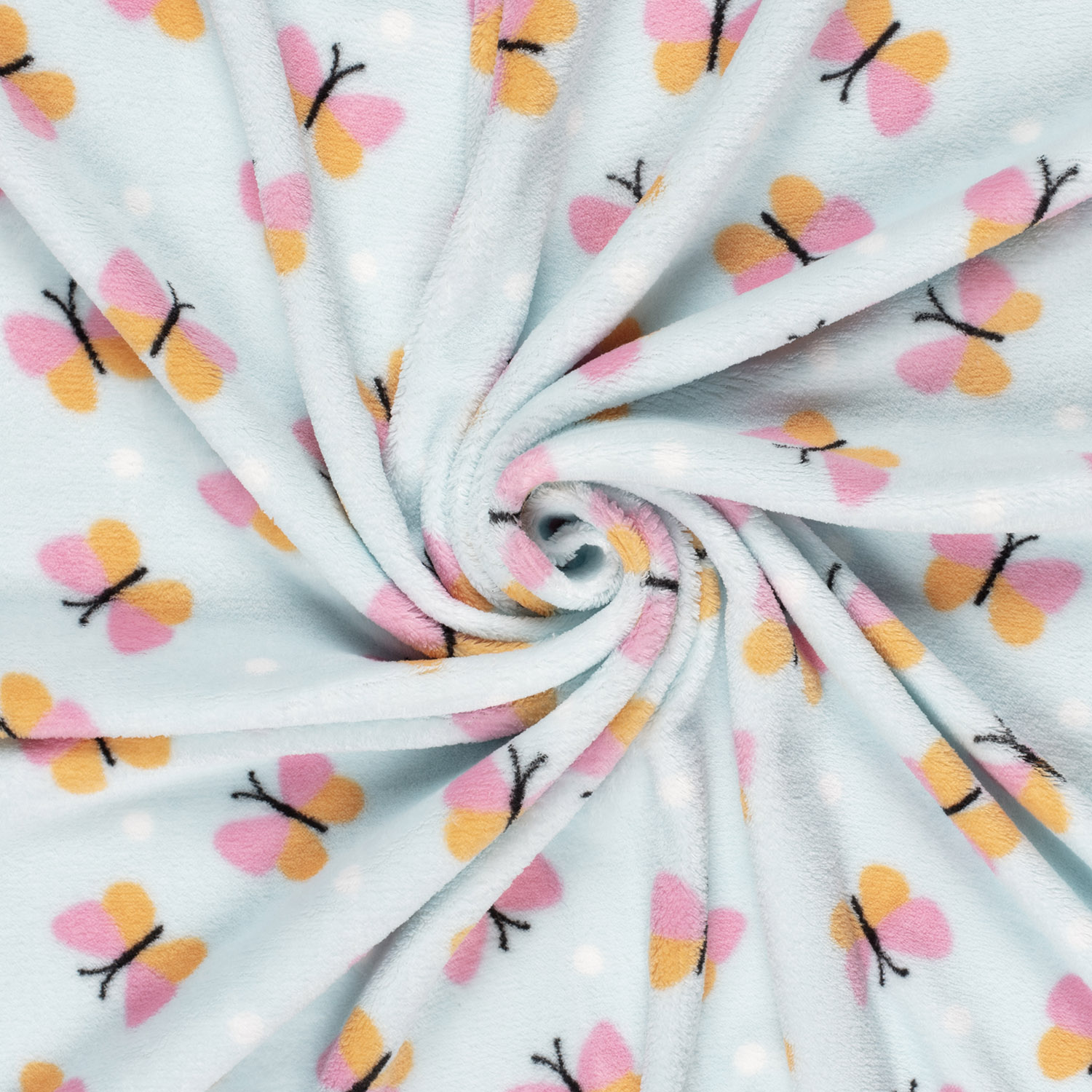 CUDDLE FLEECE - BUTTERFLIES - 3