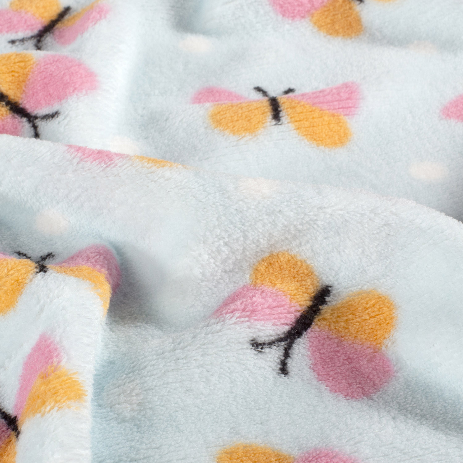CUDDLE FLEECE - BUTTERFLIES
