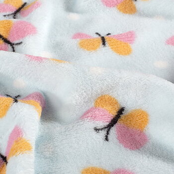 CUDDLE FLEECE - BUTTERFLIES
