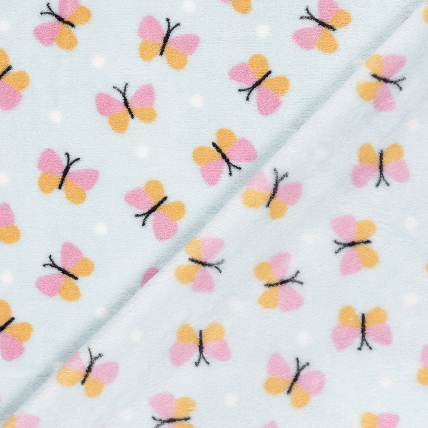 CUDDLE FLEECE - BUTTERFLIES - 4